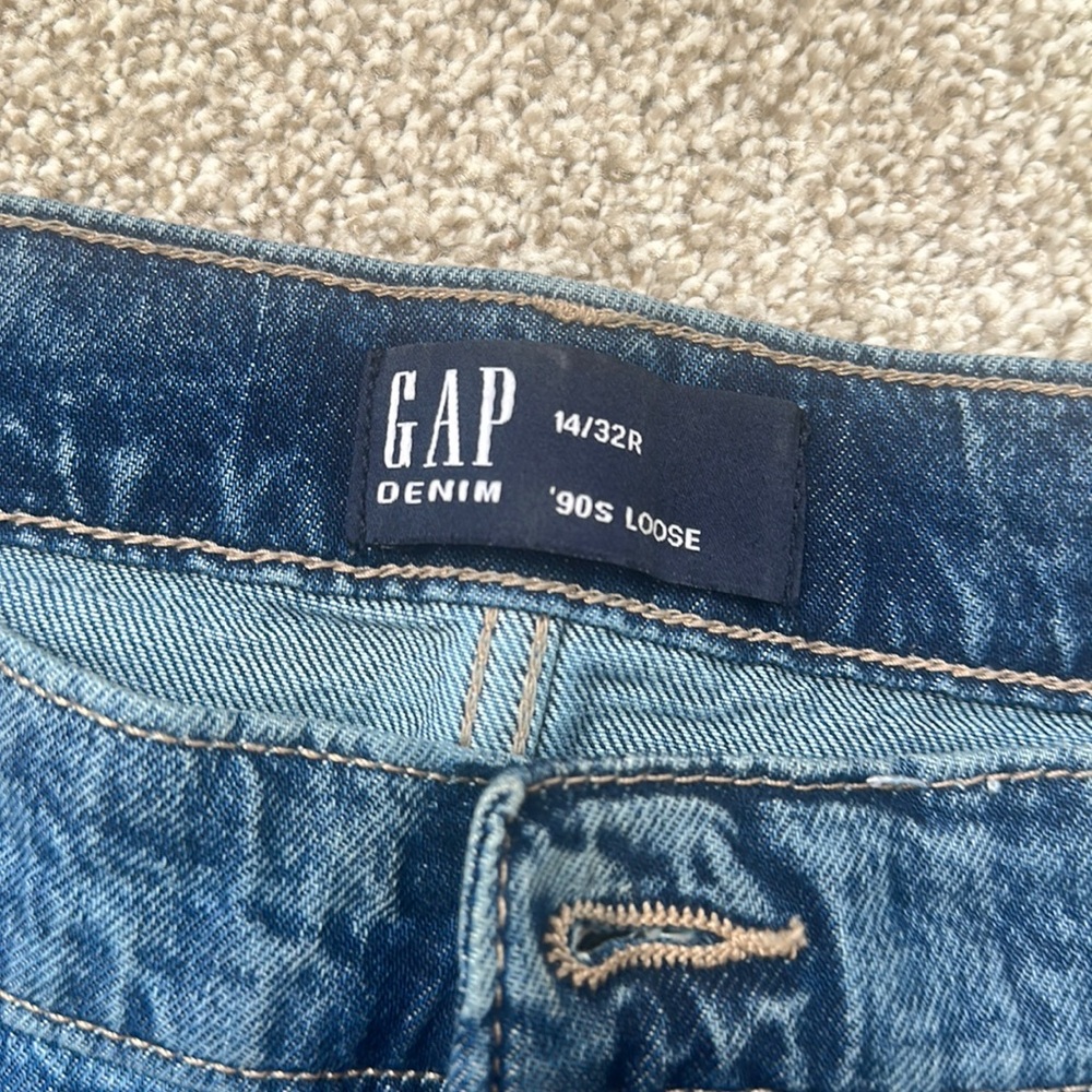 Gap denim 90’s loose 14 regular/32R jeans